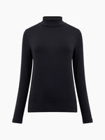Load image into Gallery viewer, French Connection Jersey Split Cuff Top - Black
