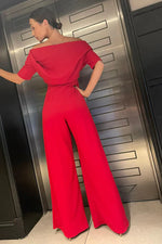 Load image into Gallery viewer, ATOM LABEL Lima Crepe Jumpsuit - Red
