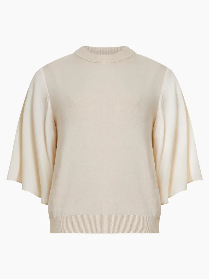 French Connection Mix Short Sleeve Jumper