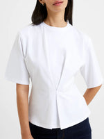 Load image into Gallery viewer, Linda Pleated Top - Linen White
