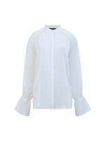 Load image into Gallery viewer, Candice Satin Pearl Trim Shirt
