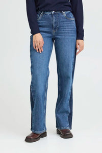 Pulz Shadow Stripe Denim Jeans 34 Inch
