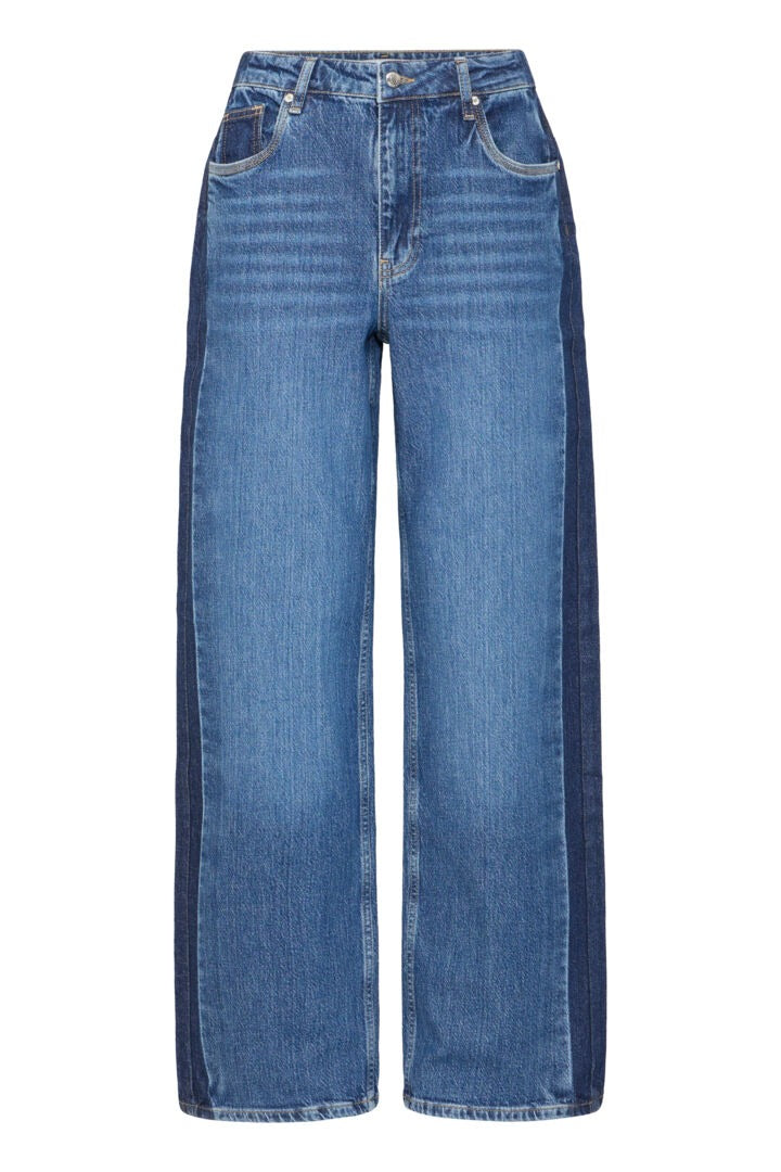 Pulz Shadow Stripe Denim Jeans 34 Inch