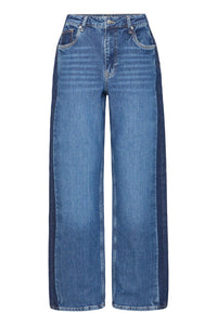 Pulz Shadow Stripe Denim Jeans 34 Inch