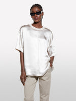 Load image into Gallery viewer, Sisley Heavy Satin T-shirt
