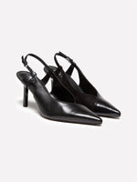Load image into Gallery viewer, Sisley Leather Suede Sling Back Heel

