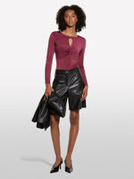 Load image into Gallery viewer, Sisley Faux Leather Shorts
