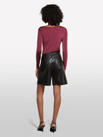 Load image into Gallery viewer, Sisley Faux Leather Shorts
