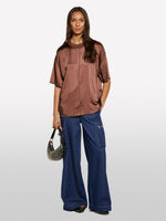 Load image into Gallery viewer, Sisley Heavy Satin T-shirt
