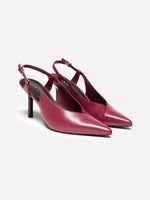 Load image into Gallery viewer, Sisley Leather Suede Sling Back Heel
