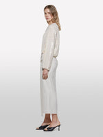 Load image into Gallery viewer, Sisley Stripe Linen Midi Skirt
