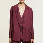 Load image into Gallery viewer, Sisley Pinstripe Blazer
