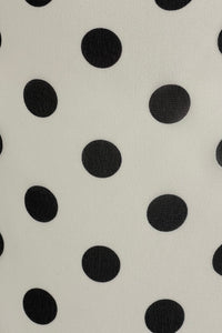Heidi Polka Dot Ruched Midi Dress