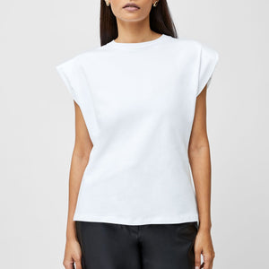 French Connection Rallie Shoulder Pad Tank Top