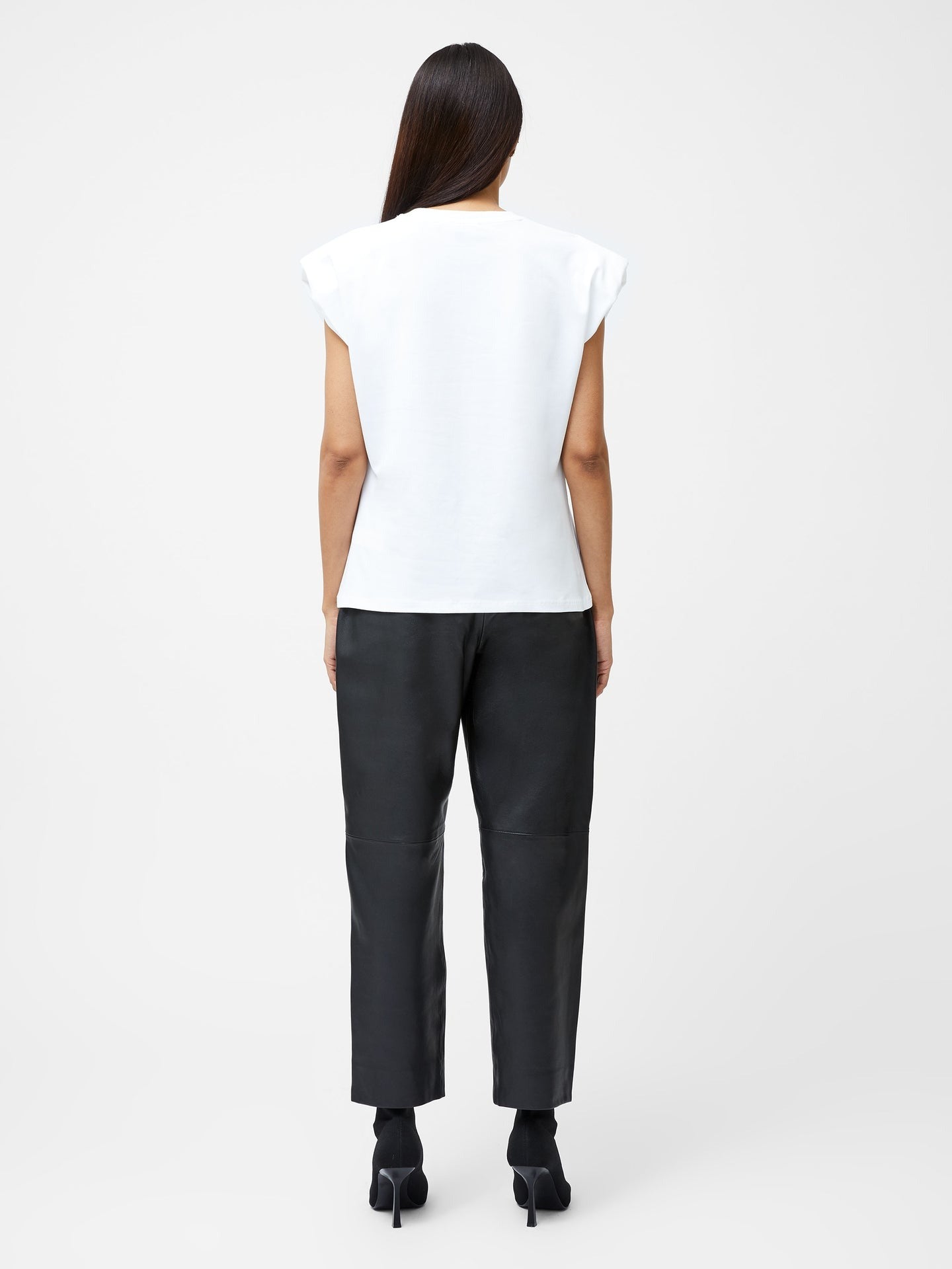 French Connection Rallie Shoulder Pad Tank Top