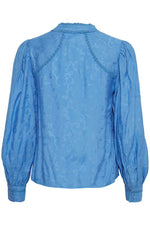 Load image into Gallery viewer, ATELIER RÊVE Scalloped Edge Shirt - Marina
