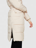Load image into Gallery viewer, Sisley Longline Padded Jacket - Beige
