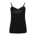 Load image into Gallery viewer, Lucy Lace Trim Cami - Black

