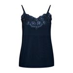 Load image into Gallery viewer, Lucy Lace Trim Cami - Navy
