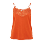 Load image into Gallery viewer, Lucy Lace Trim Cami - Muskmelon
