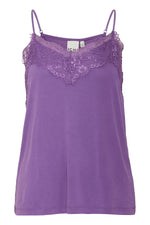 Load image into Gallery viewer, Lucy Lace Trim Cami - Purple
