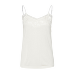 Load image into Gallery viewer, Lucy Lace Trim Cami - Cloud Dancer
