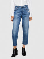 Load image into Gallery viewer, Sisley Boyfriend Fit Jeans - Blue

