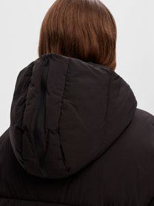 Karen Adjustable Puffer Jacket - Black