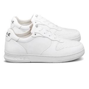 CLAE Malone Vegan Leather Sneakers - Triple White