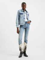 Load image into Gallery viewer, French Connection Denim Stretch Trucker Jacket - Bleached Out
