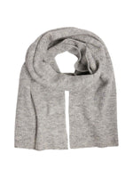 Load image into Gallery viewer, Selected Femme Knitted Scarf - Light Melange Grey
