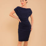 Load image into Gallery viewer, OXYGEN Jersey Dress - Navy
